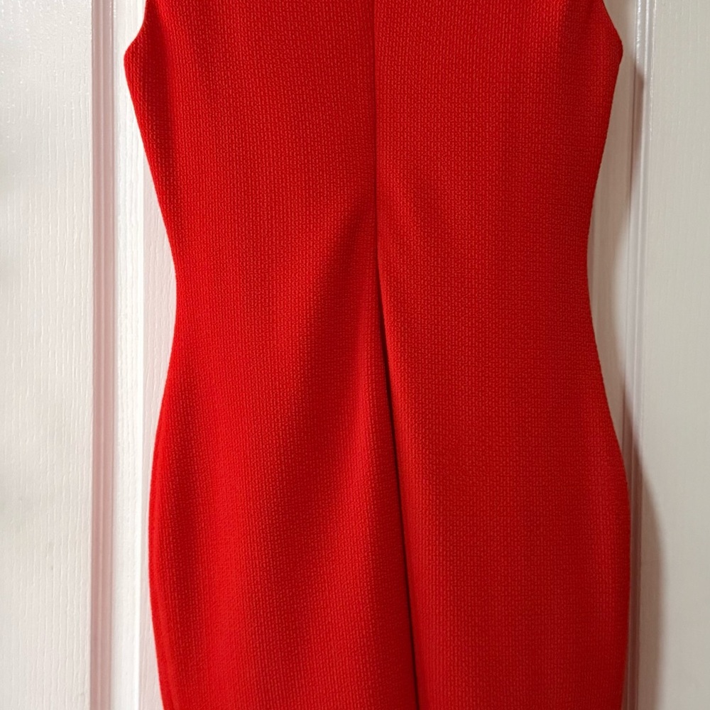 Calvin Klein Vibrant Red Mini Dress